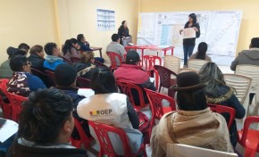 TED Oruro refuerza la capacitación de jurados rezagados con clases presenciales y virtuales