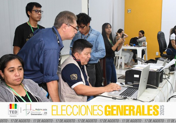 TED Pando concluye el cómputo oficial y proclama resultados finales