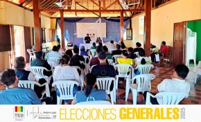Con miras a las Elecciones 2025, el TED Pando refuerza la prevención de delitos electorales en El Sena y Cobija