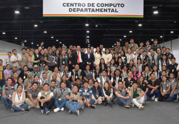 TED Santa Cruz cierra cómputo con el 100% de actas electorales procesadas