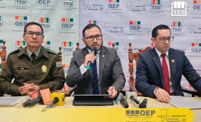 TED Chuquisaca, la Policía y la Fiscalía garantizan trabajo coordinado para las Elecciones Generales 2025