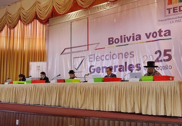 TED La Paz reporta avance del 5 % en el juzgamiento de actas y reafirma su compromiso con la transparencia