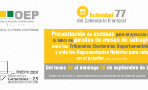 TSE activa plataforma virtual para que jurados electorales elegidos para la segunda vuelta electoral presenten sus excusas