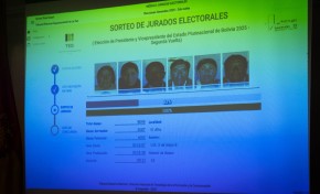TED La Paz sortea a 54.594 jurados para la segunda vuelta electoral