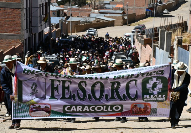 TED Oruro otorga personalidad jurídica a la Fesorc como instrumento político municipal
