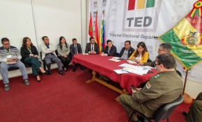 TED Potosí coordina con la Policía y la Fiscalía acciones de seguridad para el traslado del material electoral