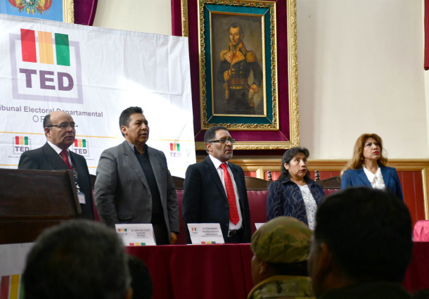 TED Oruro: más de 360 mil ciudadanos están llamados a hacer historia en la segunda vuelta