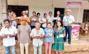 TED Santa Cruz finaliza campaña informativa en poblaciones indígenas