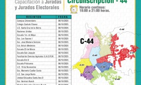 TED Santa Cruz inicia capacitación a jurados electorales en la capital rumbo a la segunda vuelta