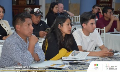 TED Tarija promueve la transparencia electoral con mesa de diálogo sobre la segunda vuelta