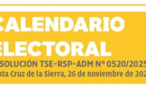 El TSE publica la convocatoria y el calendario electoral para las Elecciones Subnacionales 2026