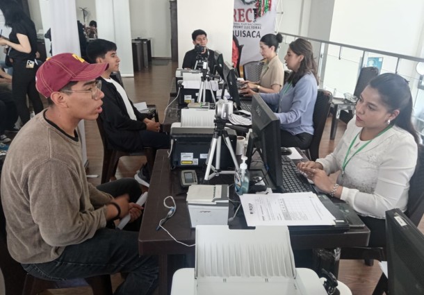 Chuquisaca registra 4.690 nuevos votantes para las Elecciones Subnacionales 2026