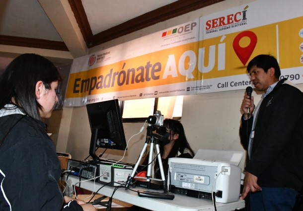 Empadronamiento masivo: Serecí Oruro pide a la ciudadanía registrarse en su municipio de votación