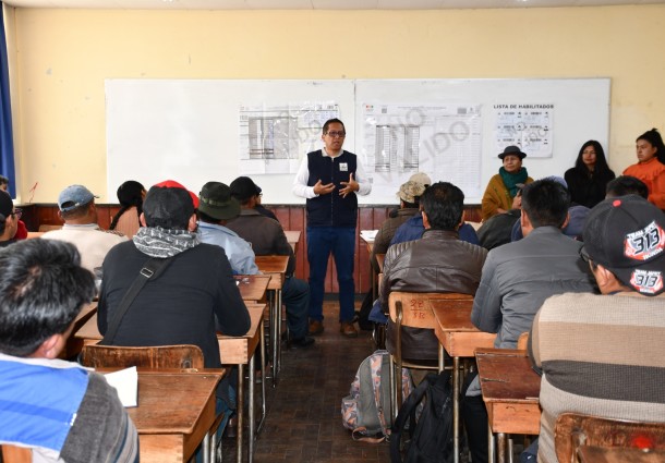 TED La Paz capacita a más de 1.000 notarios electorales rurales rumbo a las Elecciones Subnacionales 2026