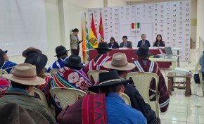 TED Potosí realiza la segunda reunión de coordinación sobre la elección del representante de la nación Qhara Qhara