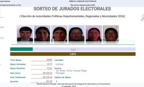 El TED La Paz sortea a más de 53.000 jurados para las Elecciones Subnacionales 2026