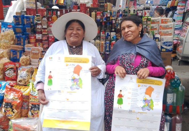 TED La Paz intensifica la difusión de material informativo rumbo a las Subnacionales 2026