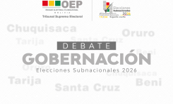 TSE confirma debates electorales en cinco departamentos este domingo 12 de abril