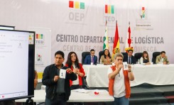 En Chuquisaca se sortean jurados y definen ubicación de candidatos para la Segunda Vuelta Electoral