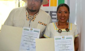 TED Santa Cruz entrega credenciales a Asambleístas Departamentales del Pueblo Guarayo