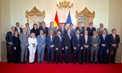 Presidente del TSE reafirma ante misión de la OEA que la voluntad popular es la única fuente legítima del poder político