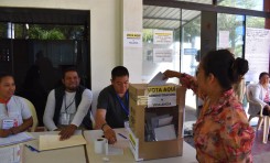 TED Santa Cruz supervisa elección de autoridades en cooperativa de servicio de agua potable en Montero Hoyos