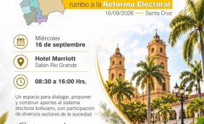 OEP da continuidad al proceso de Reforma Electoral mediante un encuentro departamental en Santa Cruz