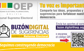 TSE implementa buzón digital para que la población aporte a la Reforma Electoral